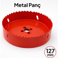 Badem10 Metal 127 mm Panç Delme Aparatı Dayanıklı Metal Gövde Profesyonel Kullanım Için Uyumlu