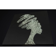 Miniart Craft 55039 Gümüş Elbiseli Kadın
