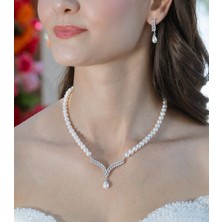 İlkin Gümüş Gerçek Doğal Inci Set – ST005