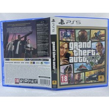 Konsol Cenneti Ps5 Gta 5  Koleksiyon Için Boş Kutu + Playstation 5 Gta 5   Oyun Cover