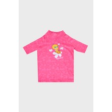 Slipstop Daisyloo Uv Korumalı Kısa Kollu Mayo T Shirt Kız Çocuk T Shirt ST2612050002