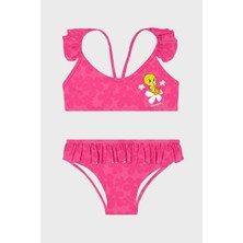 Slipstop Daisyloo  Kolay Kuruyan Uv Korumalı Fırfırlı Bikini Kız Çocuk Bikini SB2612050102