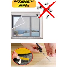Empressco Beyaz Hazır Sineklik Tülü 150X125 Cm, Çift Kat, Sök & Tak, Yıkanabilir