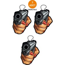 3'lü Set Özel Tasarımlı Dekoratif Oto Kokusu ve Araç Kokusu