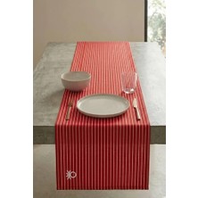 United Colors Of Benetton BE-28458-RD  %100 Pamuk Kırmızı Çizgili  40*140 cm Runner