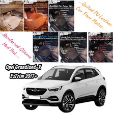 Gian Fabio Falleri Lacasa Opel Grandland X-EXTRIM(2017 ve Sonrası)Uyumlu Kapitoneli-Suni Deri-Silikon Topukluklu Premium Deri Paspas