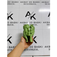 Akbay 3D Elysium Yüz Heykeli