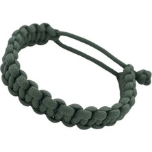 Kordak Ayarlanabilir Haki Paracord Bileklik M1 - Hayatta Kalma Bilekliği