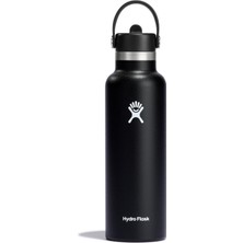 Hydro Flask Standard Kapak Pipetli Termos 621 ml (21 Oz) - Siyah