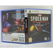 Konsol Cenneti Ps5 Spiderman Miles Morales Koleksiyon Için Boş Kutu + Playstation 5 Spiderman Miles Morales Oyun Cover