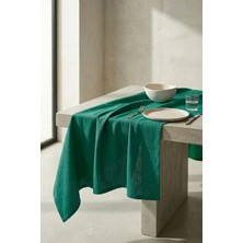 United Colors Of Benetton BE-28459-GR  %100 Pamuk Yeşil Düz  40*140 cm Runner