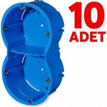 Schneider ALB71331 Multifix Plus 2'li Sıva Altı Montaj Kasası 67X50MM (10'lu Paket)