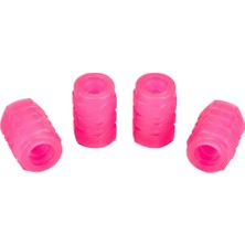 Fosforlu Luminous Sibop Kapağı Seti - Karanlıkta Parlayan Pembe (4 Adet)