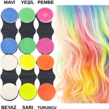 SETBEAUTY Saç Tebeşiri 6'lı Saç Boyama Tebeşiri