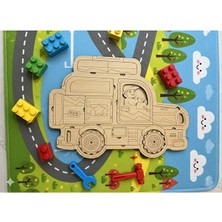 Simidil Design 3 Parça Lazer Kesim Ahşap Duvar Dekoru - 110X80 cm Büyük Boy Çiçekli Mdf Tablo Seti 3 Farklı Renk