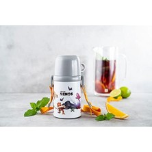 Defne Store Isoleerfles Met Beker In Draagriem - 380 ml - Dino Marka