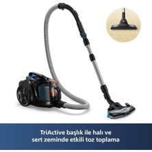 Defne Store Daily Torbasiz Elektrikli Süpürge, 750W, Powercyclone 8, Alerji Kilit Sistemi, Allergy H13 Filtre, Carpetclean Başlık, XB7150/07