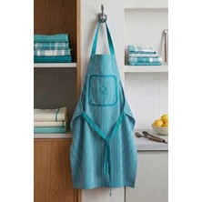 United Colors Of Benetton BE-28473-GR  100% Pamuk 75*85 cm Çizgili Mutfak Önlüğü Yeşil Çizgili
