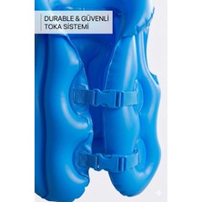 Empressco Moodum Ak-Kuzu Çocuk Can Yeleği Şişme L Beden 6-10 Yaş 20-30 kg Güvenlik Kemerli Boyun Destekli - Fiyatı, Yorumları