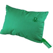 United Colors Of Benetton Benetton 100% Pamuk 35*50 cm Çizgili Kırlent Dolu Yeşil Çizgili