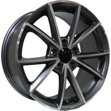 Powcan 7.5 x 17 BK-703 5X112 ET42 66.45 Gun Machıned Xl (4 Adet)