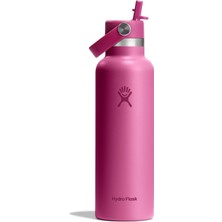 Hydro Flask Standard Kapak Pipetli Termos 621 ml (21 Oz) - Reef Pembe
