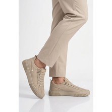 Noka Bej Tekstil Hafif Esnek Erkek Casual Ayakkabı Champ M