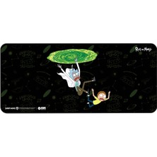 Hawk Rick And Morty Portal 90X40 Mouse Pad