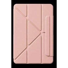 Colezium Ipad 2025 10.9 10.nesil (A16) Edz Manyetik Standlı Tablet Kılıfı - Rose Gold