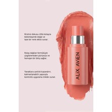 Alix Avien Kremsi Dokulu Kolay Dağılan Nemlendirici Saten Bitişli Stick Allık - Stick Blush 202 Peach
