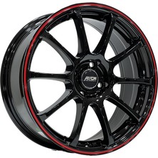 7 x 17 BCH-7107 4X100 ET40 73.1 Black+Red (4 Adet)