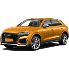 Gian Fabio Falleri Lacasa Audi Q8 Extrm (2018 ve Sonrası)Uyumlu Kapitoneli-Suni Deri-Silikon Topukluklu Premium Deri Paspas