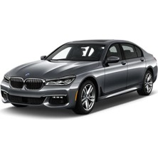 Gian Fabio Falleri Lacasa Bmw 730-G11-12-EXTRIM-SHORT (2016 ve Sonrası)Uyumlu Renkli Kenar-Silikon Topukluklu Velur Halı Paspas