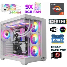 Xaser Raze X280 Ryzen 5 7500F 16GB Ddr5 Ram 512GB M.2 Nvme SSD Hazır Tavsiye Sistem