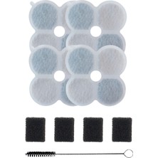 Xenon Smart Kedi Su Pınarı Filtre Seti (X8658 Uyumlu) | 4+4 Karbon Sünger Filtre + Temizlik Fırçası (X8814)