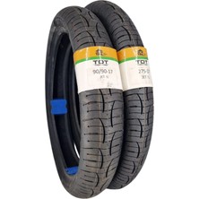 TDT Tyres 90/90-17 ve 275-17 (Tubeless - Dubleks) Jet Lastik Takımı