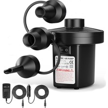 Empressco Tastech Elektrikli Hava Pompası Şişme Yatak Şişirme Vakumlama 12V AC/50W Adaptör ve Çakmaklık Girişli 3 Hava Nozullu Bot Simit Şişme Koltuk Deniz Yatağı Pompa Air Pump - Fiyatı, Yorumları