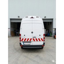 Opersan Ticari Araç Arka Tampon Reflektörü (15X170 Cm) - Yüksek Yansıtıcılı-Kırmızı Beyaz-Sticker/etiket