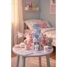 Miniso Lisanslı Evcil Hayvan Sebili Yavru Kedi Temalı Su ve Mama Kabı 22.5 cm