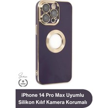 Svein #kılıf iPhone 14 Pro Max Uyumlu Silikon Kılıf Darbe Korumalı Kamera Lens Çerçeveli Esnek Yumuşak Dokulu Kaymaz Yüzeyli Çizilmeye Dayanıklı Ince Tasarım Koruyucu Telefon Kapak