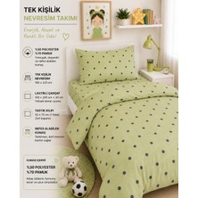 Vanillasoft Vanilla Tek Kişilik Puantiye Desen Nevresim Takımı