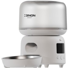 Xenon Smart Otomatik Mama Kabı | 3l, Mobil Kontrol, Paslanmaz Çelik Kase, Çift Güç Desteği (X8613)