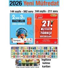 Tonguç Akademi 2'den 3'e Hazırlık Kitabı 2026 Yaz Tatili 2. Sınıf 21. Yüzyıl Türkçe Becerileri Ingilizce Kelime