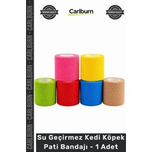 Carlburn #patibandajı Esnek Yara Koruyucu Bakım Su Geçirmez Kendinden Yapışkanlı Kedi Köpek Pati Bandajı