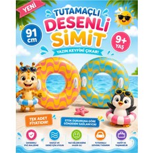 Empressco Saze Tutamaçlı Desenli Simit 91 cm Şişme Deniz Simidi Havuz ve Plaj Simidi Çocuk Yüzme Simidi 9+ Yaş - Fiyatı, Yorumları