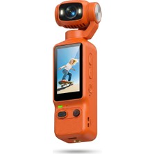 Beemen BMN032 1.97" Hd Ekranlı Mini Aksiyon Kamerası ve Vlog Gimbili - 180° Dönebilen Lens, Gece Görüşlü Vlogger Aksiyon Kamerası