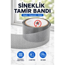 Empressco BADEM10 Yapışkanlı Sineklik Tülü Tamir Bandı 48MM x 2m Gri