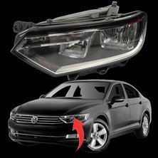 Wisco Volkswagen Passat B8 (14-18 Arası Passat B8 Için Uyumludur) Far Seti Sol Sağ 3G1941113 Wısco