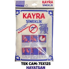 Empressco Kayra Sineklik Tek Cam 75X125 Cm, Yapıştırıcı Bant ile Kolay Montaj
