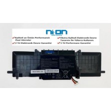 Ni-On Nion Asus Zenbook UX333FA-0163R8265U UX333FA-0092S8265U Uyumlu Laptop Notebook Batarya Pil